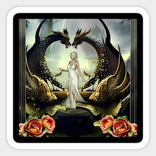 Wonderful fairy at the dragon gate Sticker